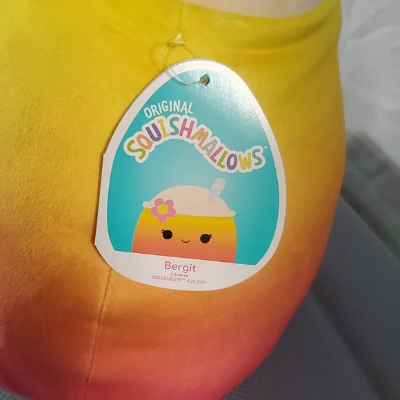 BNWT Bergit the Pink Boba Tea Squishmallow 12" - Picture 2 of 5